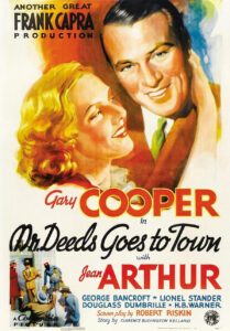 Movie poster of "Mr. Deeds Goes to Town"