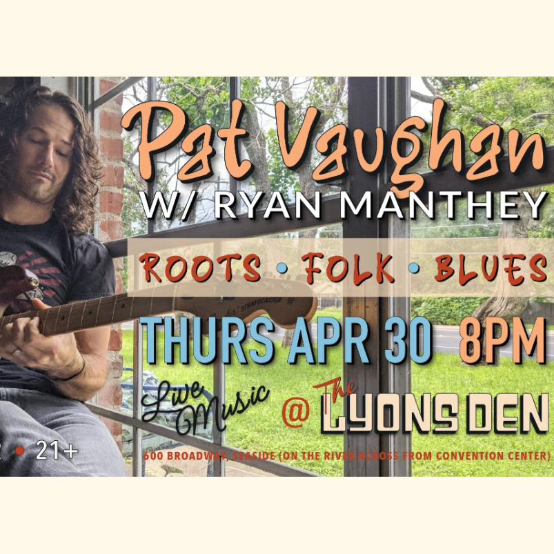 Pat Vaughan live at the Lyons Den in Seaside OR
