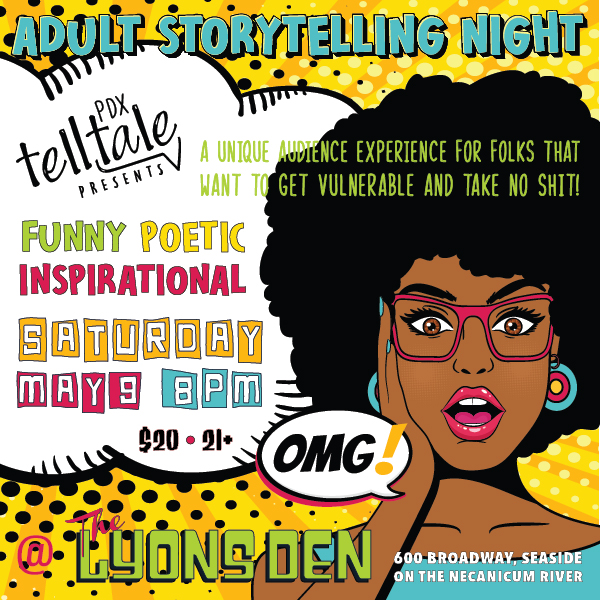 Adult Storytelling Night at the Lyon Den in Seaside Oregon
