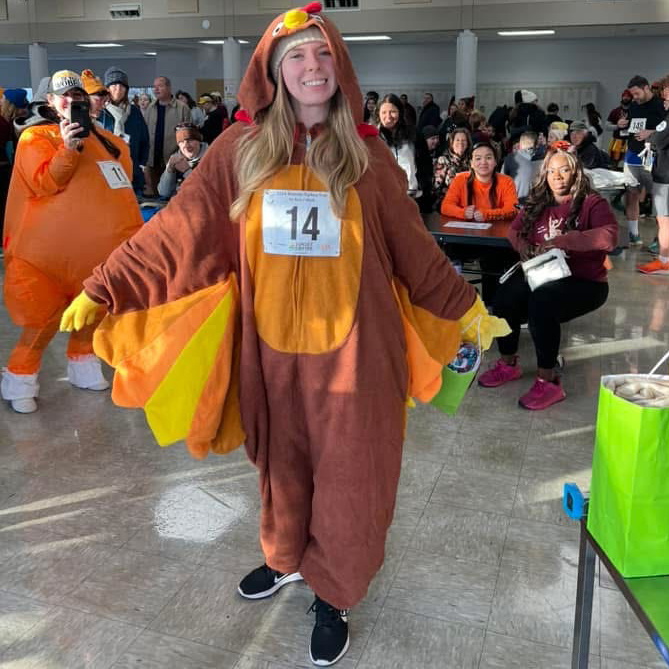 Turkey Trot 5K family fun run.