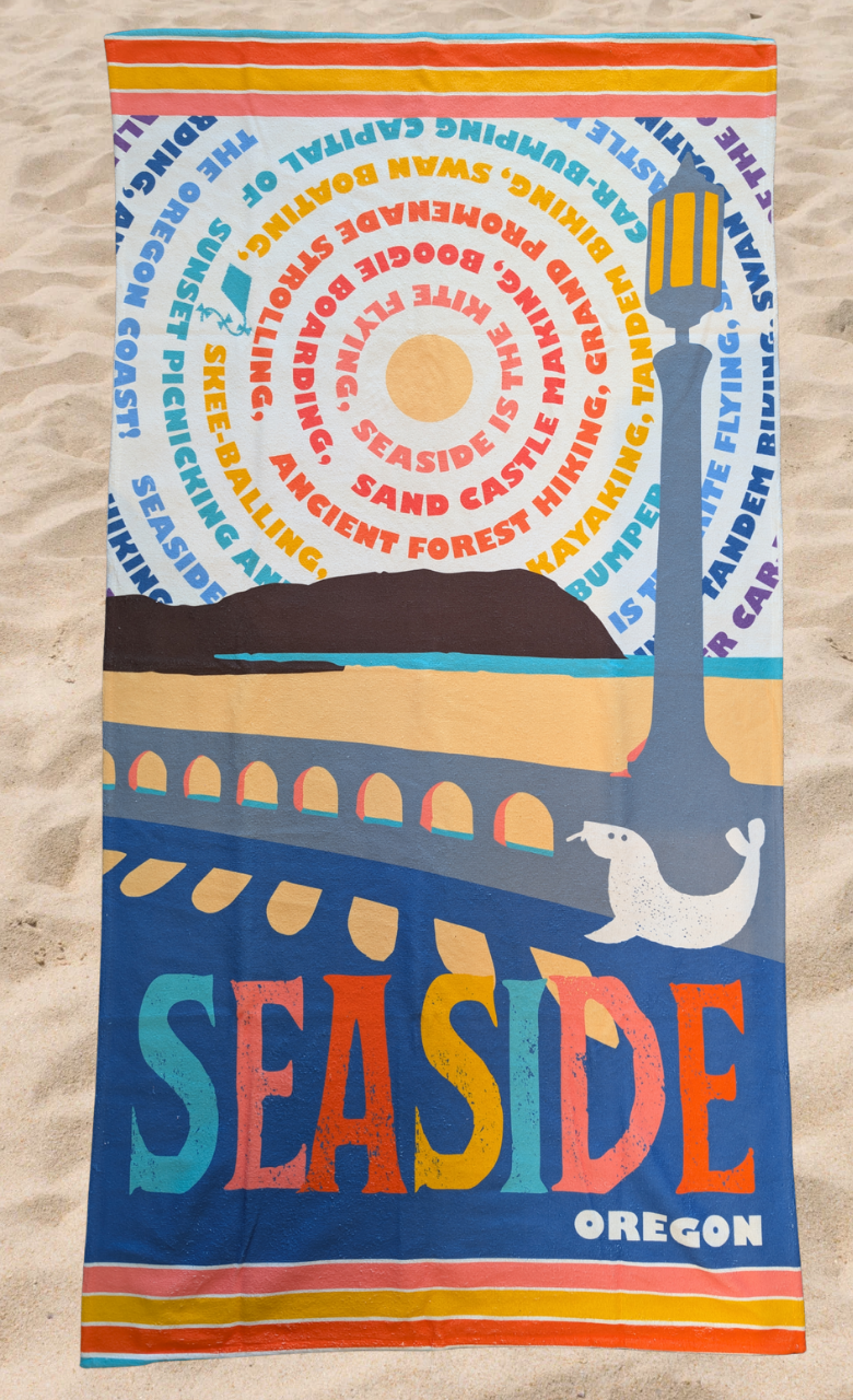 Beach Towel Tuesday - Seaside Oregon
