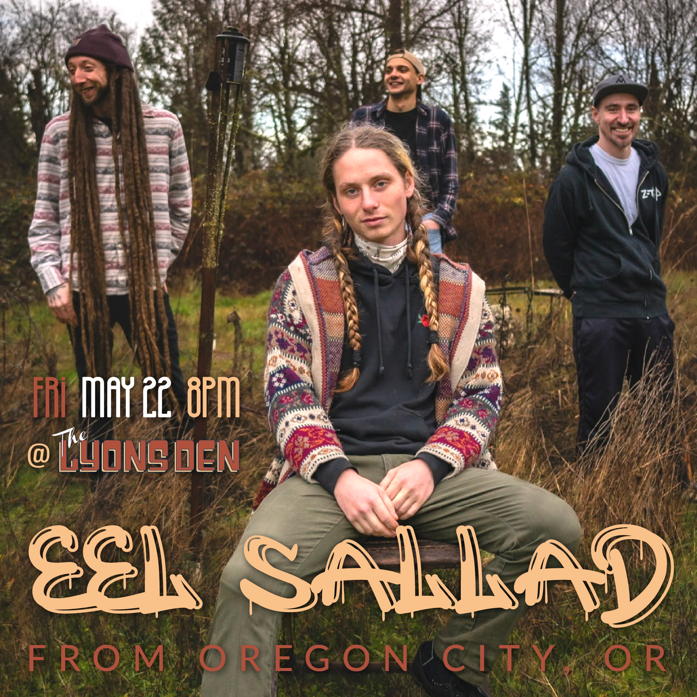Eel Sallad live music at The Lyons Den
