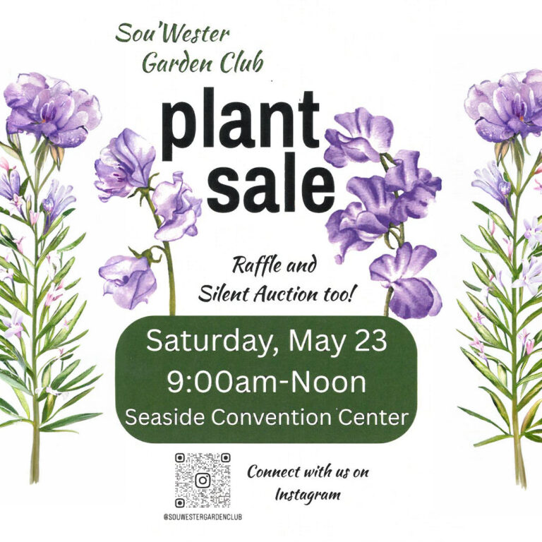 Sou'Wester Garden Club Annual Plant Sale at the Seaside Civic and Convention Center