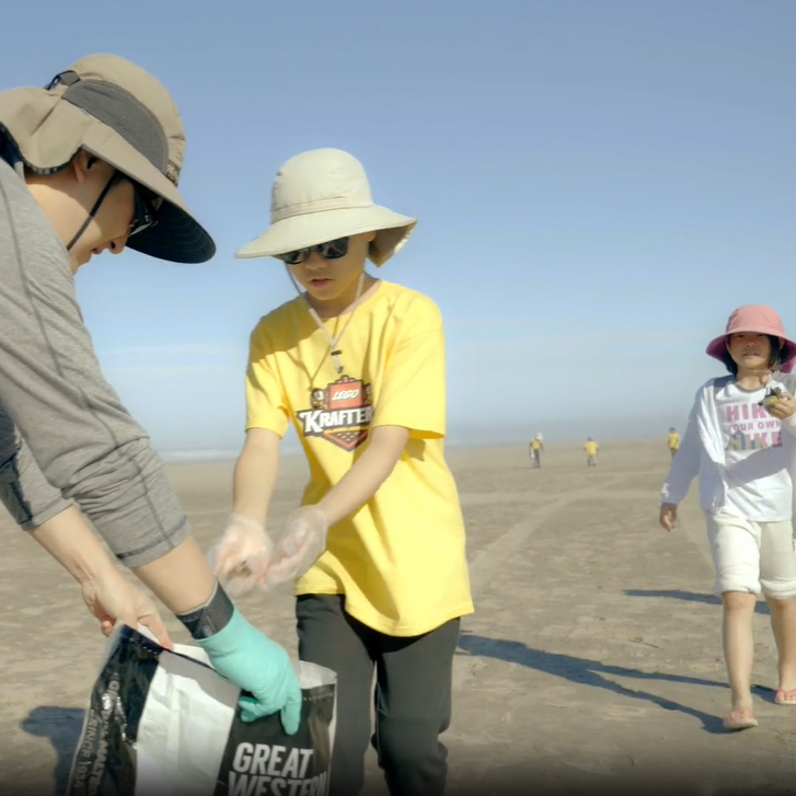 Beach Cleanup in Seaside, Oregon