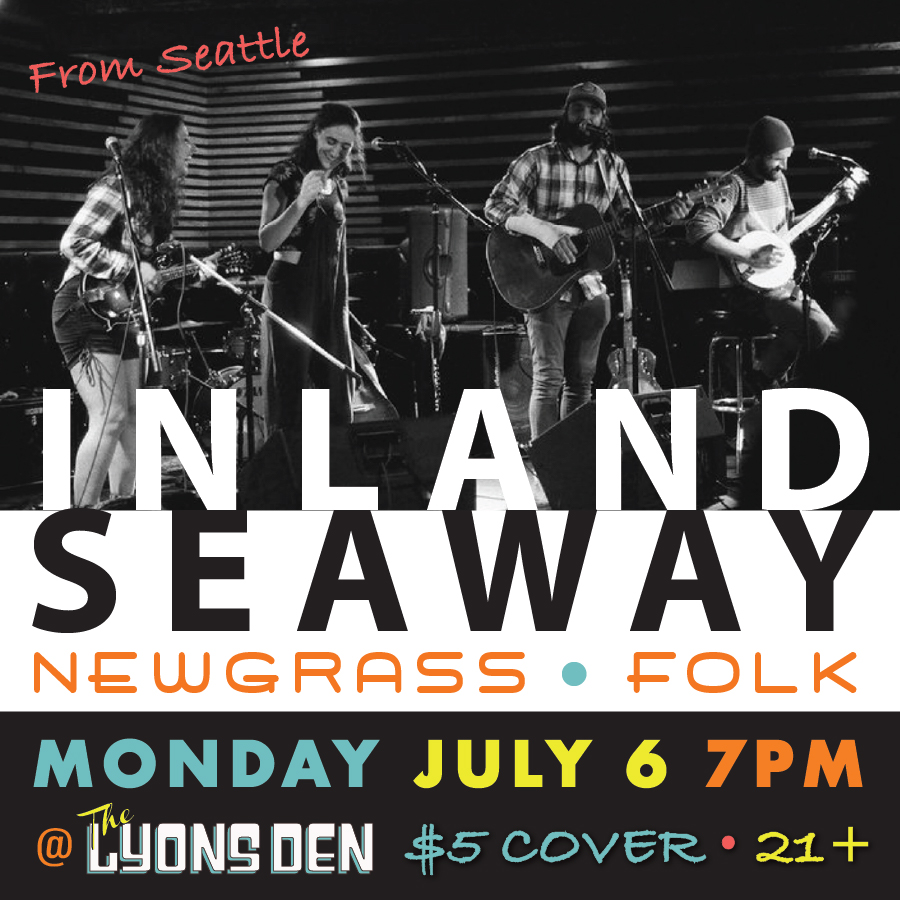 Inland Seaway live music at the Lyons Den in Seaside, Oregon.