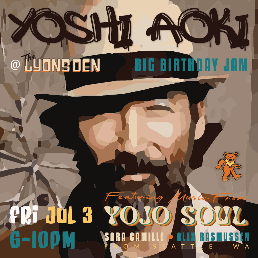 Yoshi Aoki live at The Lyons Den in Seaside.