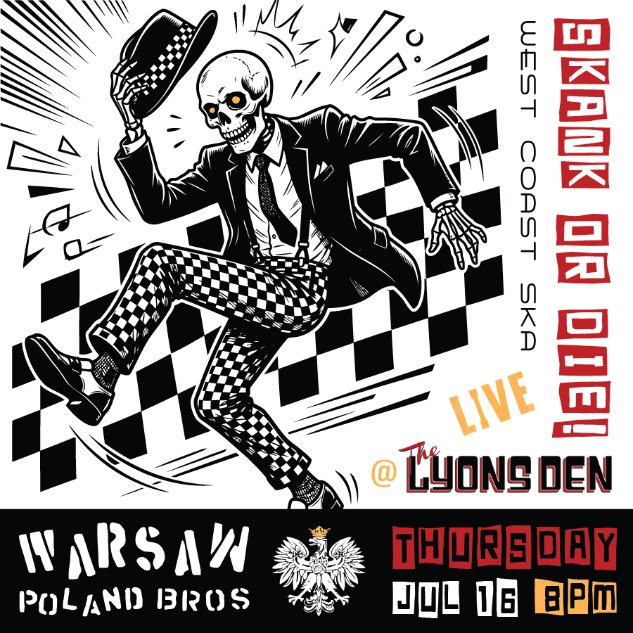 Warsaw Poland Bros live at the Lyons Den in Seaside, Oregon