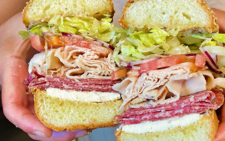 Sandwich at The Pearl in Seaside