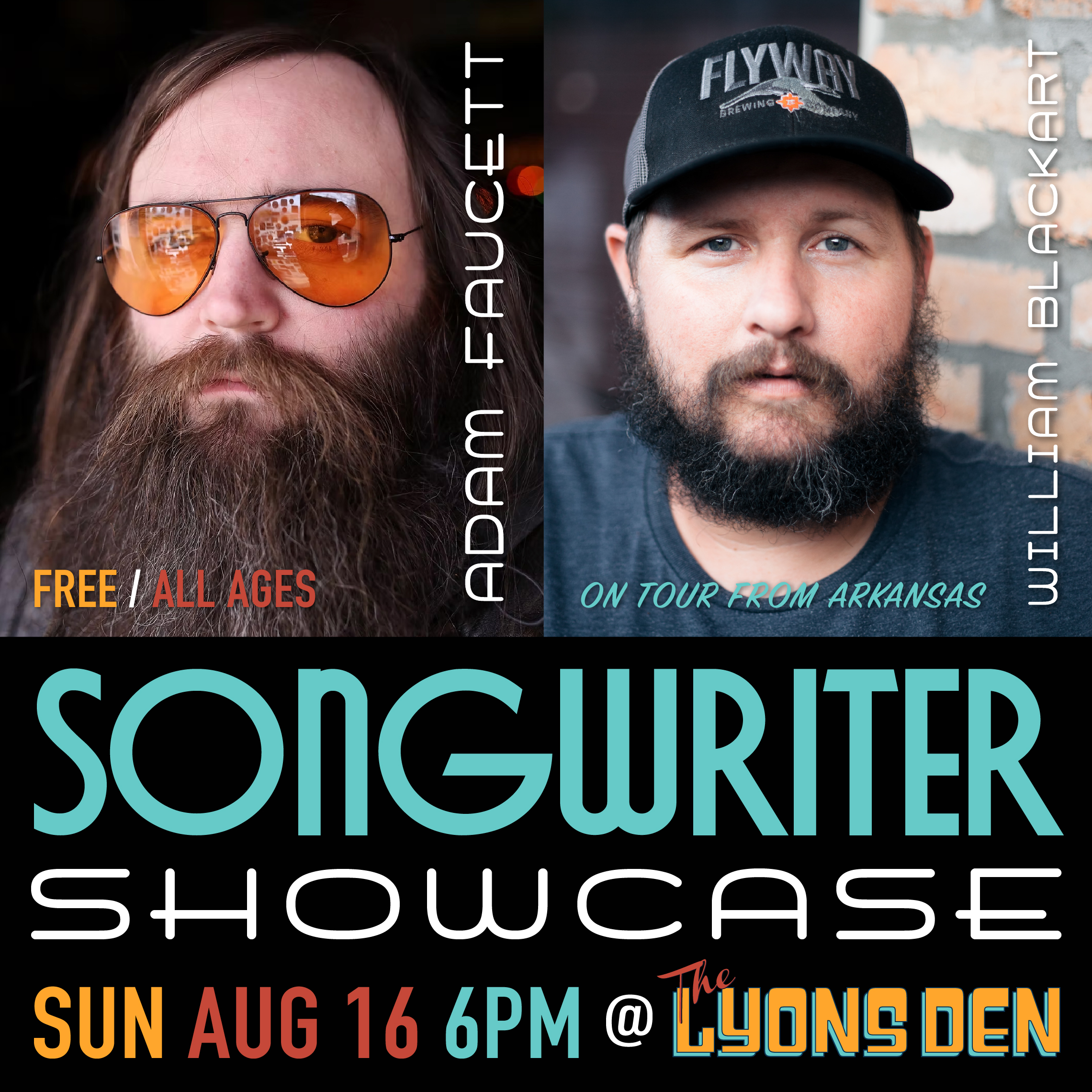 Songwriter Showcase at the Lyons Den in Seaside, Oregon.