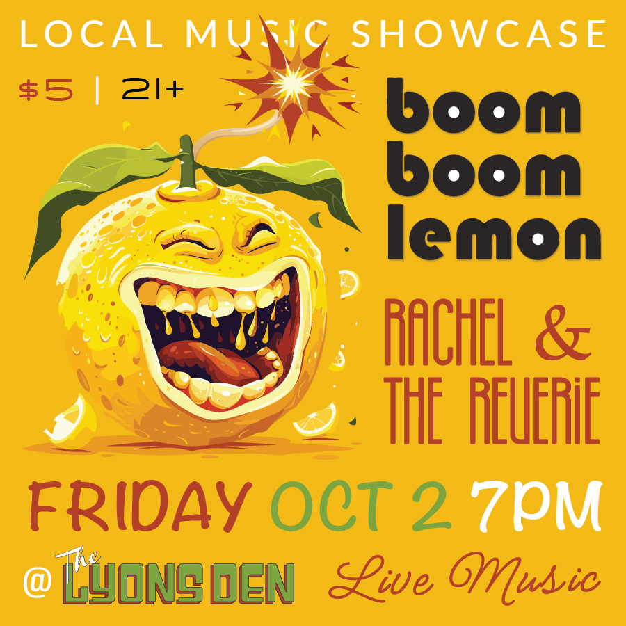 Boom Boom Lemon live at The Lyons Den in Seaside, Oregon.